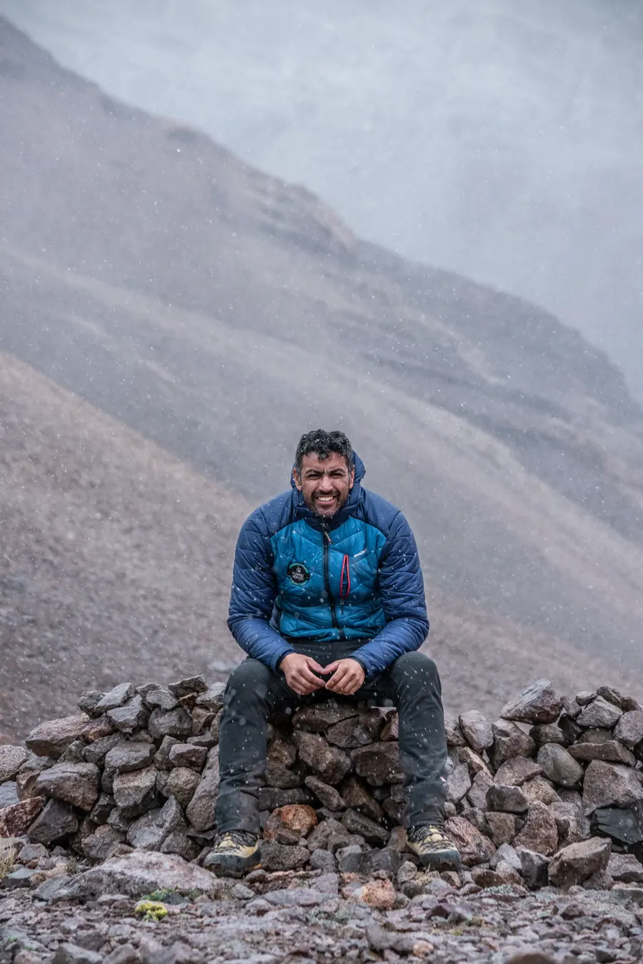 Damián Hernández, guía de montaña y socio fundador de Rumbo Norte